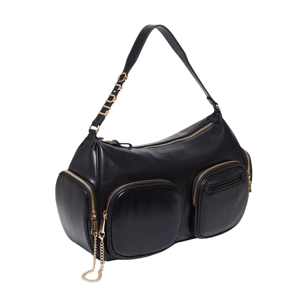 Liu Jo Stijlvolle Zwarte Tassen Black Dames