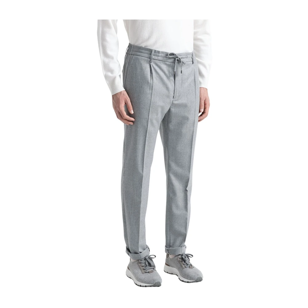 PESERICO Pure nieuwe wol joggers Gray Heren