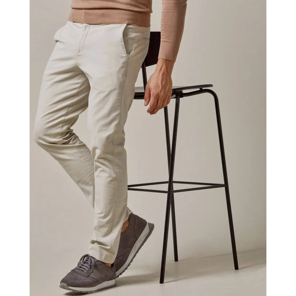 Profuomo Zand Chino Broek Beige Heren