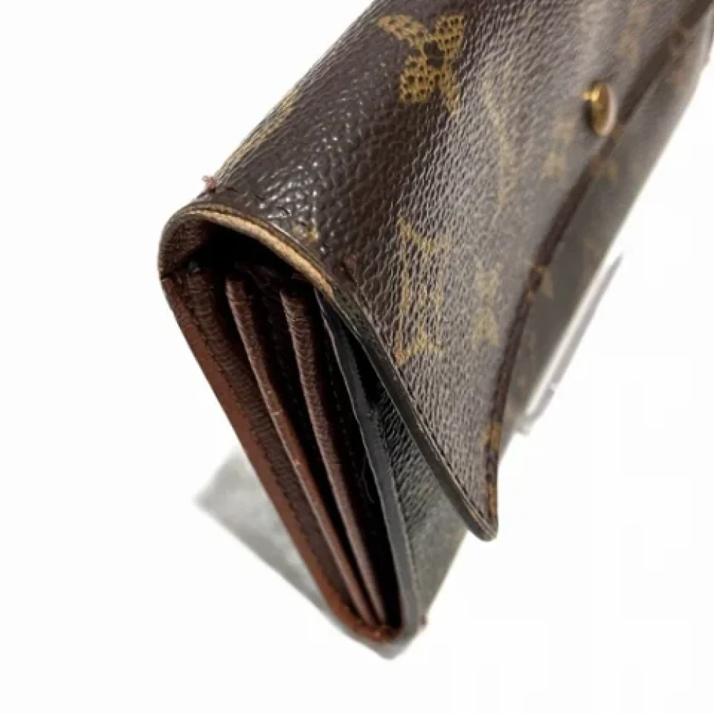 Louis Vuitton Vintage Pre-owned Canvas wallets Brown Dames