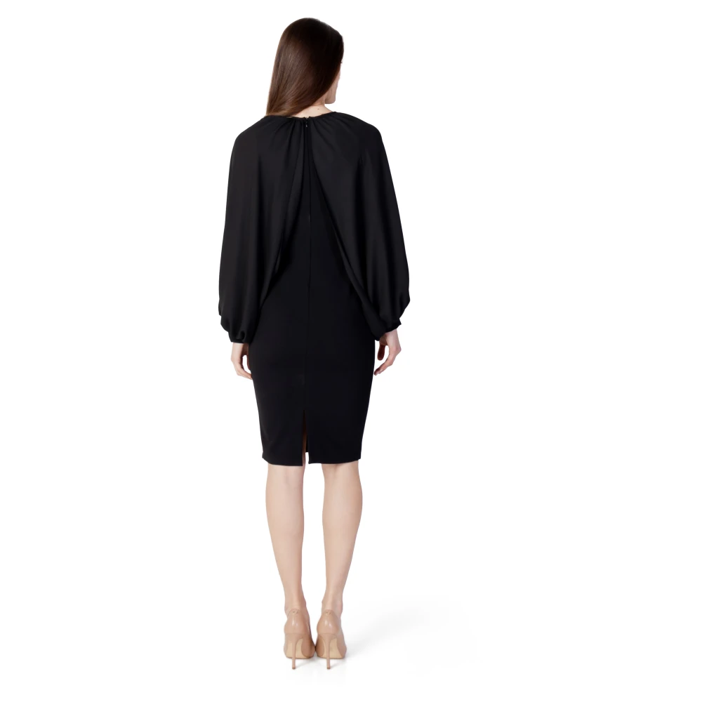 RINASCIMENTO Zwarte Jurk met Rits Black Dames