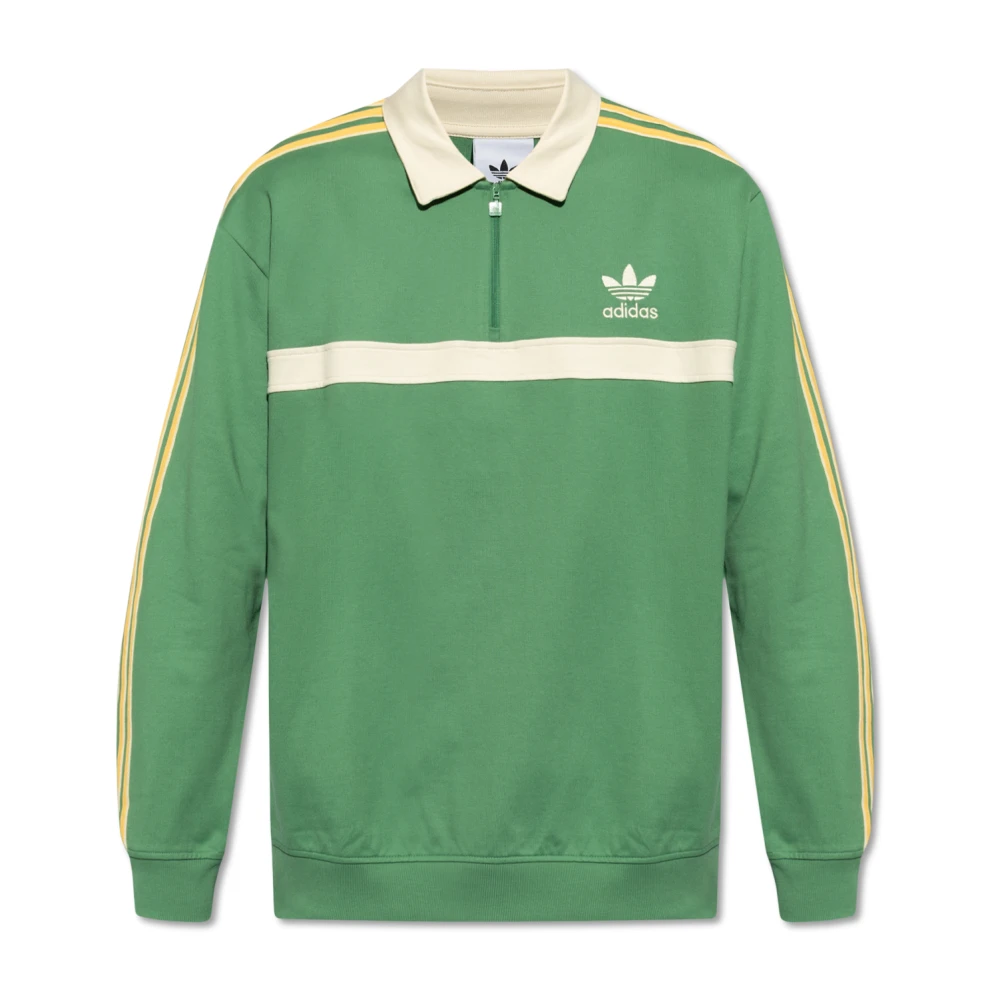 Adidas Originals Katoenen poloshirt Green Heren