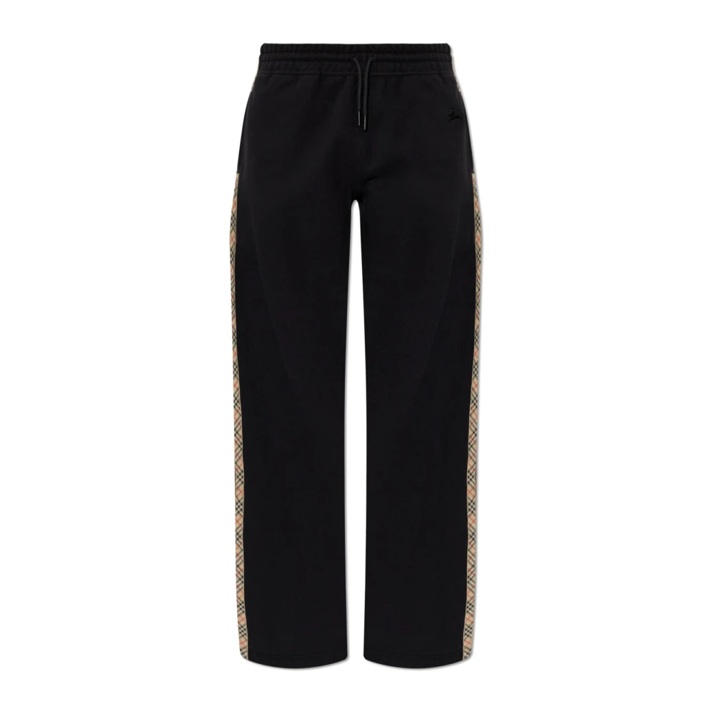 Burberry Women's Black Sweatpants, Xs, Jodie Joggers
