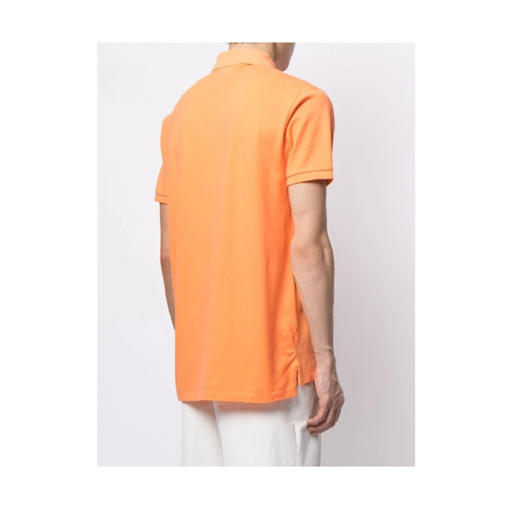 Ralph Lauren Oranje Polo Shirt met Geborduurd Polo Pony Orange Heren