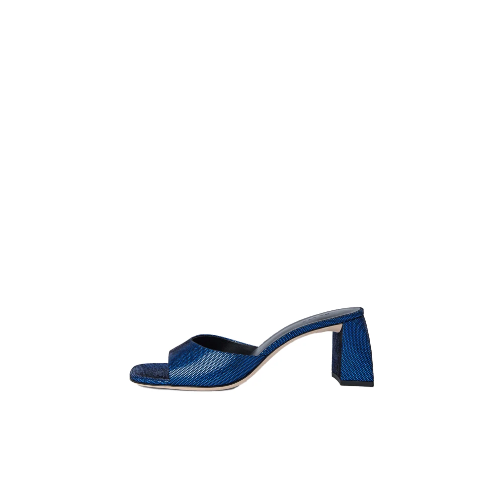 By FAR Blauwe Disco Dot Hakken Mules Blue Dames