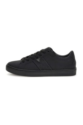 sneakers-en-cuir-pu-noir-logo-metallique