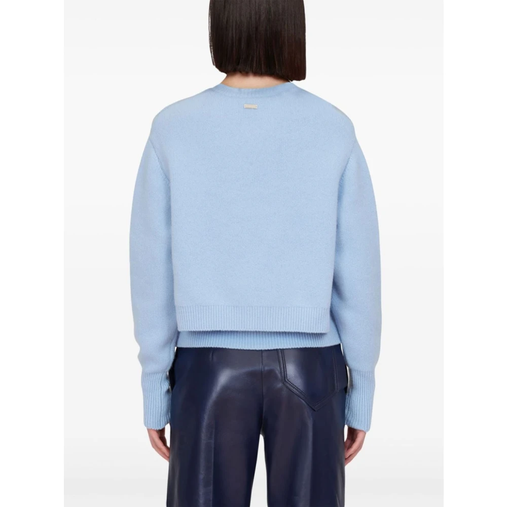 Salvatore Ferragamo Heldere Blauwe Sweatshirt Aw24 Blue Dames