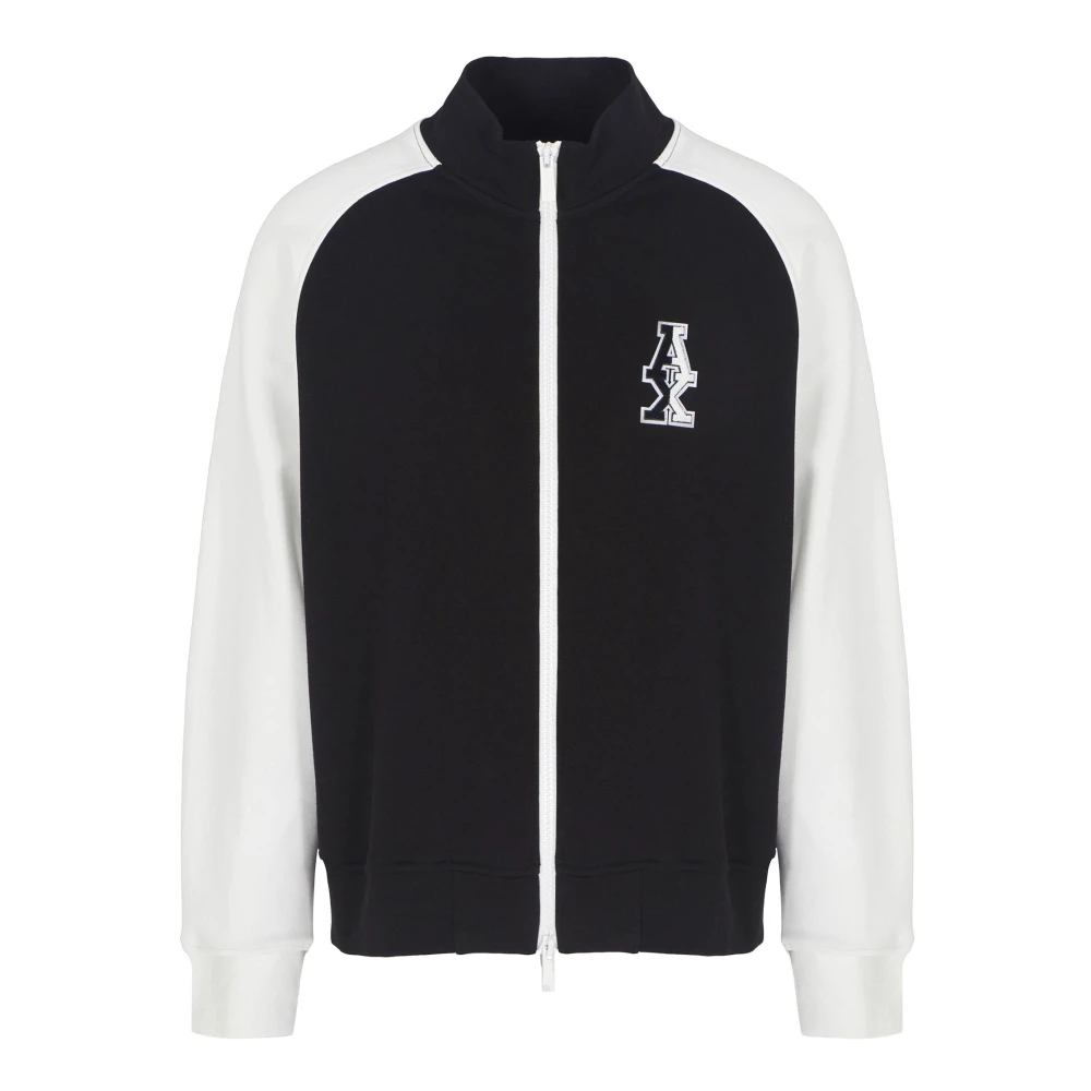Armani Exchange Herren Schwarz Felpa