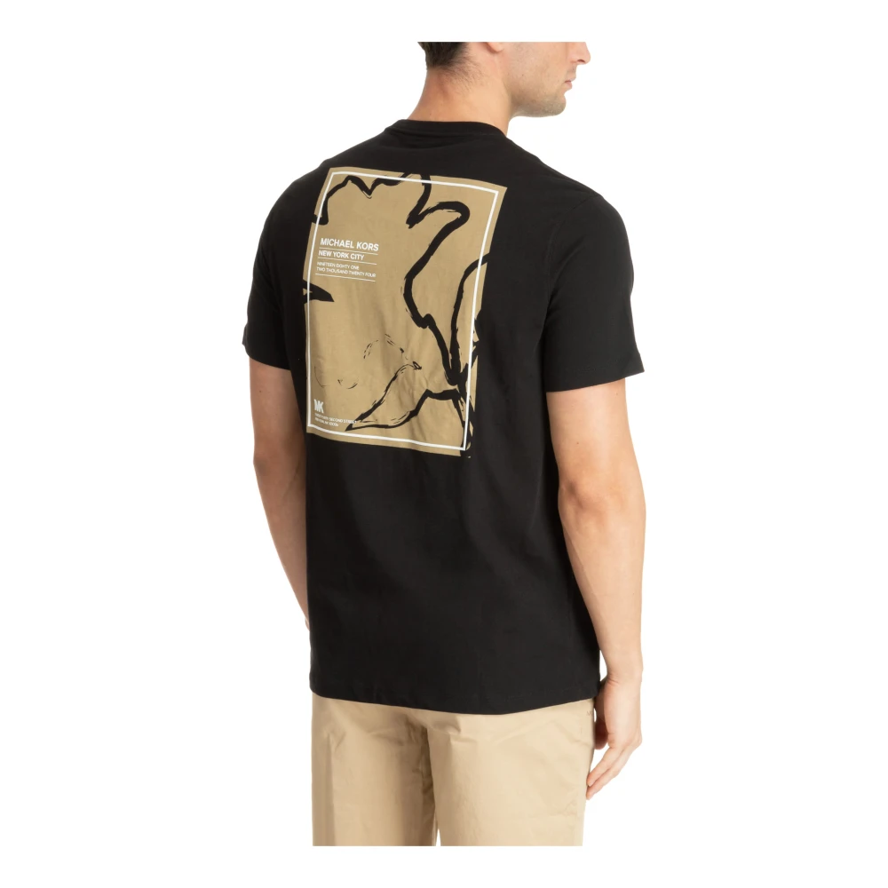 Michael Kors T-shirt Black Heren