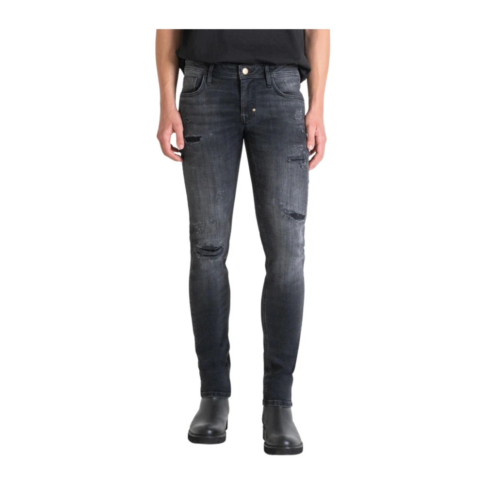 Antony Morato Zwarte Tapered Jeans Ozzy Stijl Black Heren