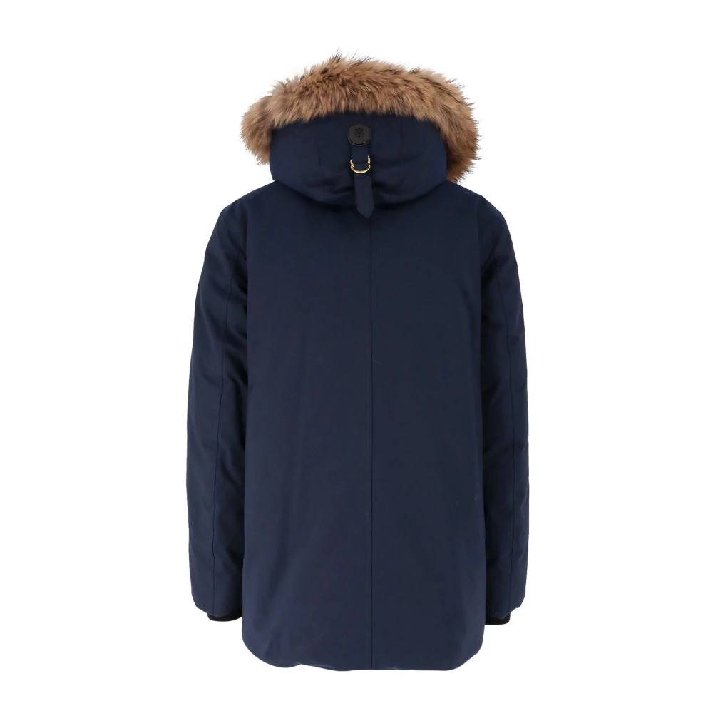 Mackage Blauwe Gewatteerde Nylonjas voor Mannen Blue Heren