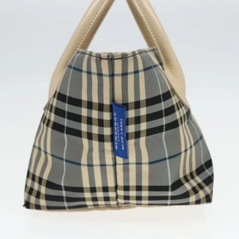 Burberry Vintage Pre-owned Nylon handbags Blue Dames