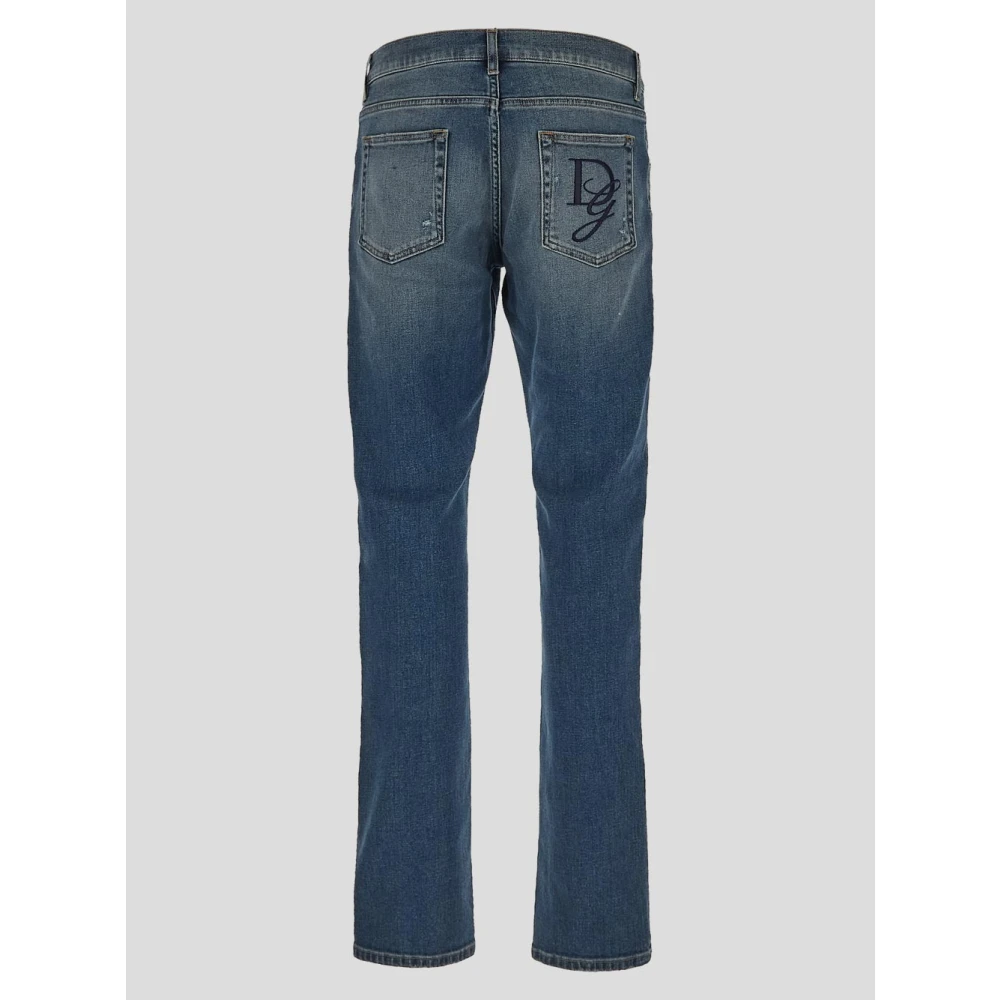 Dolce & Gabbana Slim katoenen stretch jeans Blue Heren