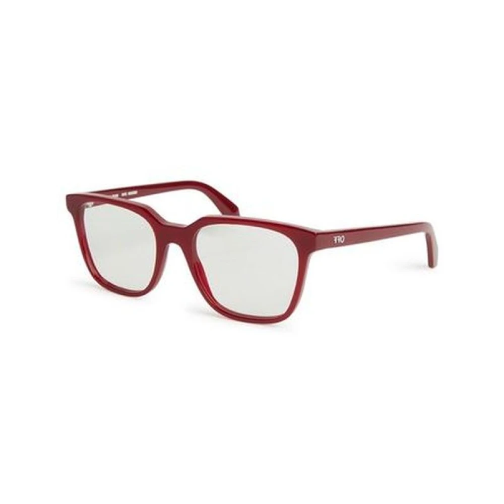Off White Optical Style 38 Zonnebril Red Unisex