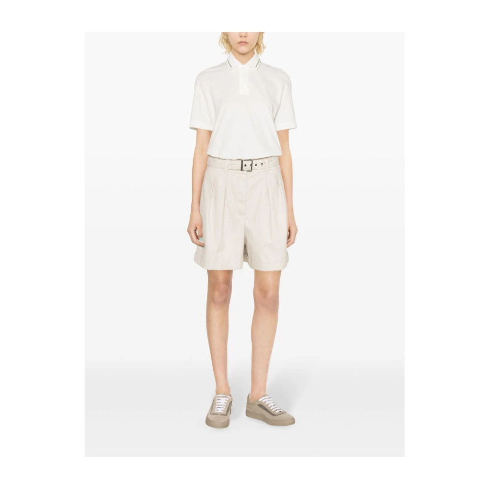 BRUNELLO CUCINELLI Stijlvol T-Shirt White Dames