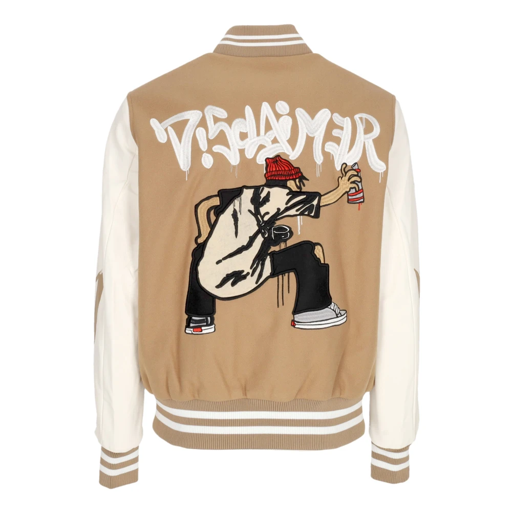 Disclaimer Gewatteerde College Bomberjack Kameel Brown Heren