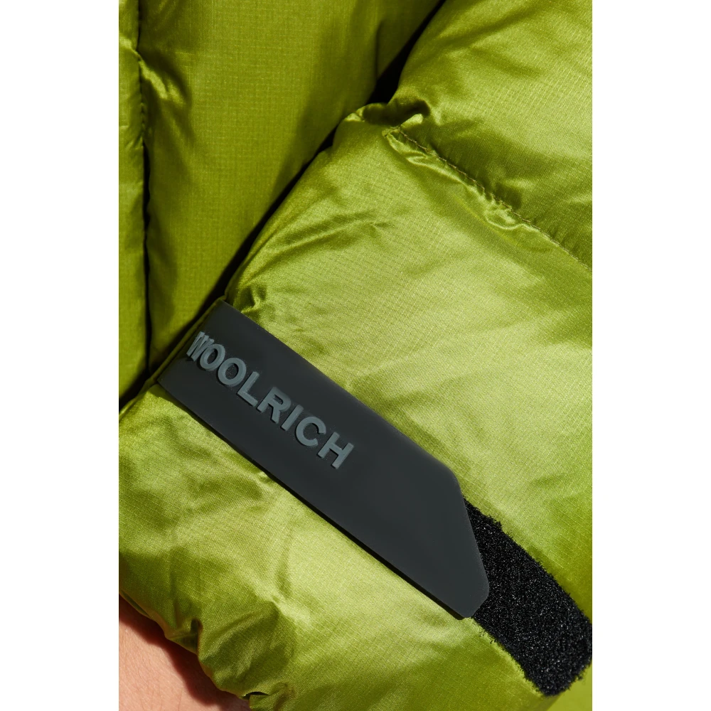 Woolrich Donsjack met capuchon Green Heren