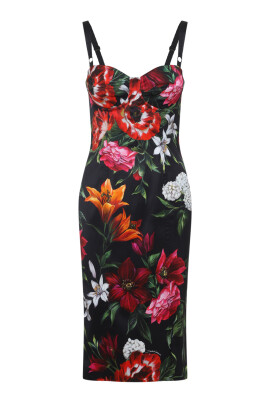 multicolour-dress-elegant-style