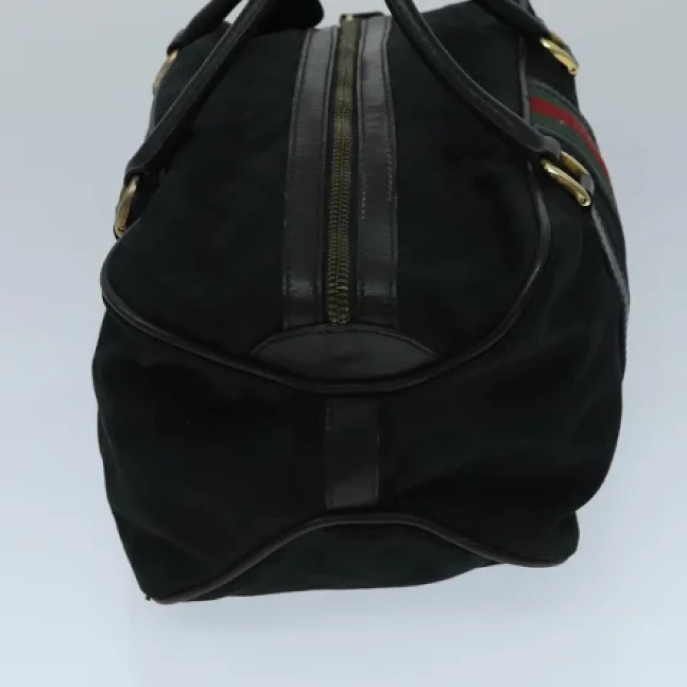 Gucci Vintage Pre-owned Canvas gucci-bags Black Dames