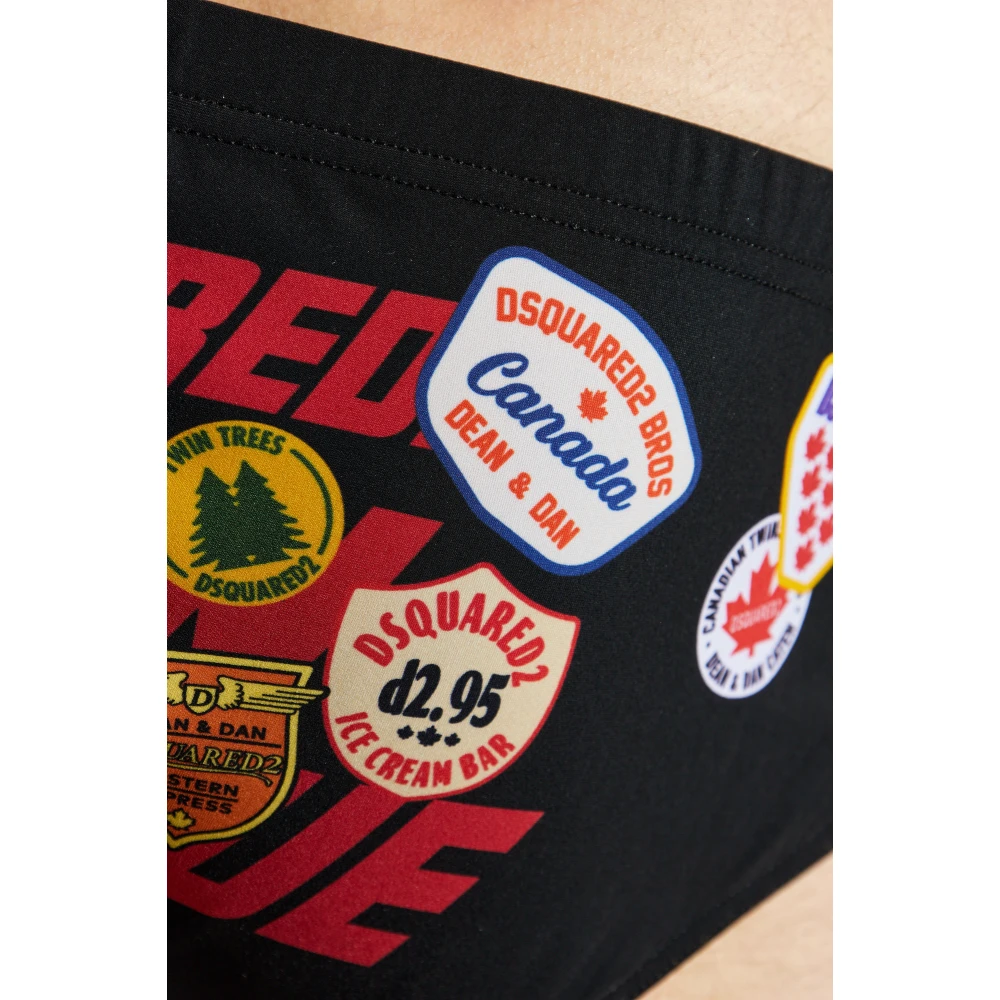 Dsquared2 Zwembroek Black Heren