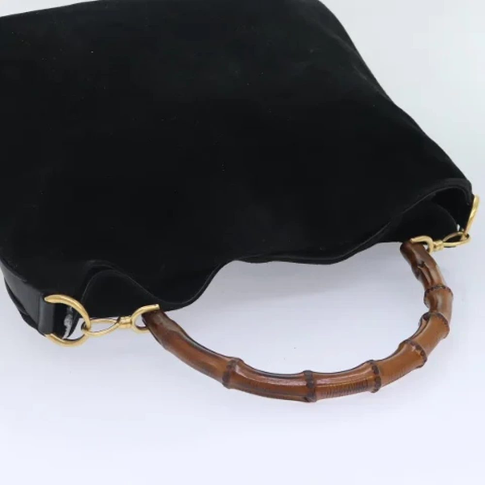 Gucci Vintage Pre-owned Suede gucci-bags Black Dames