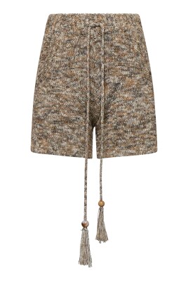 shorts-i-melange-stickning