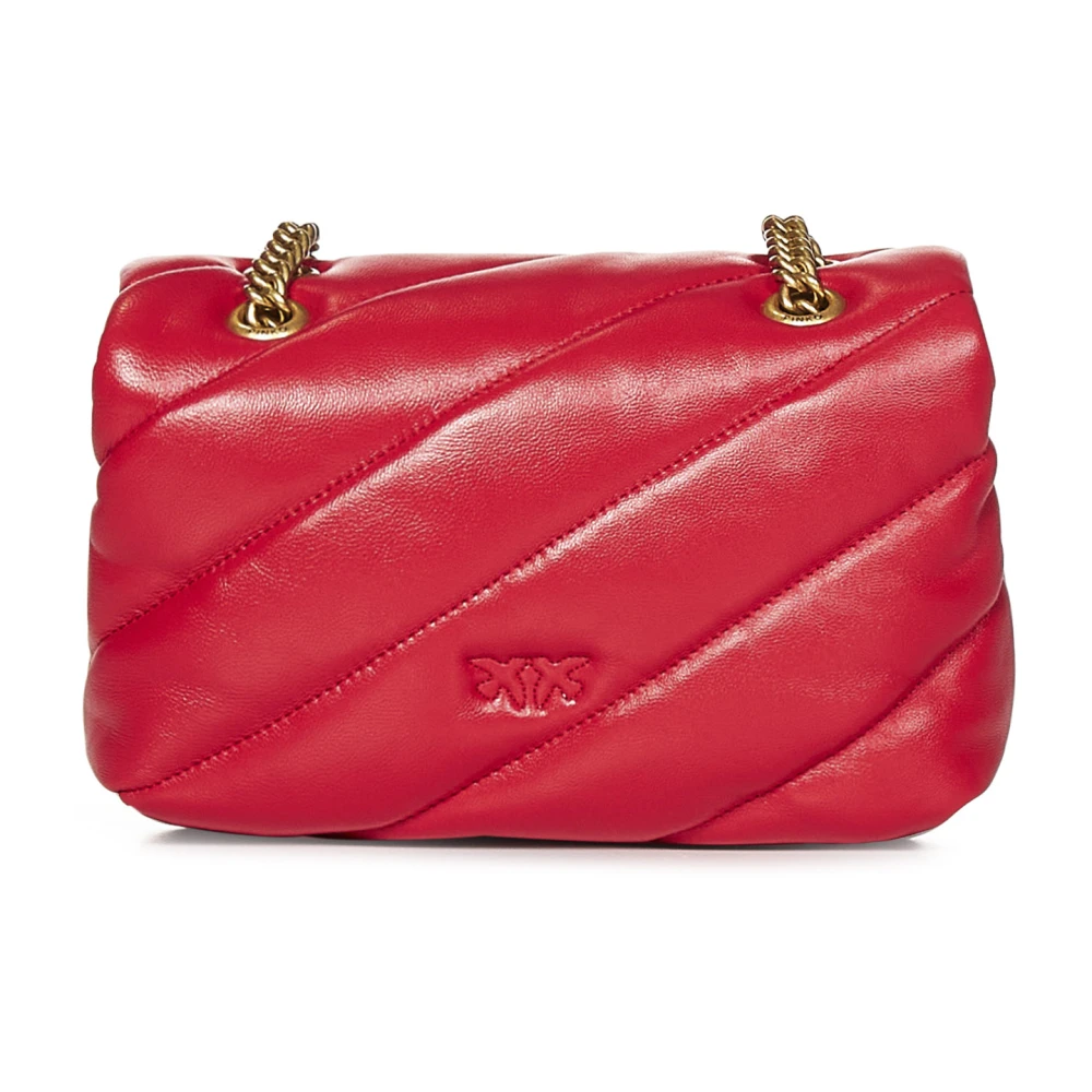 pinko Rode Love Birds Schoudertas Red Dames