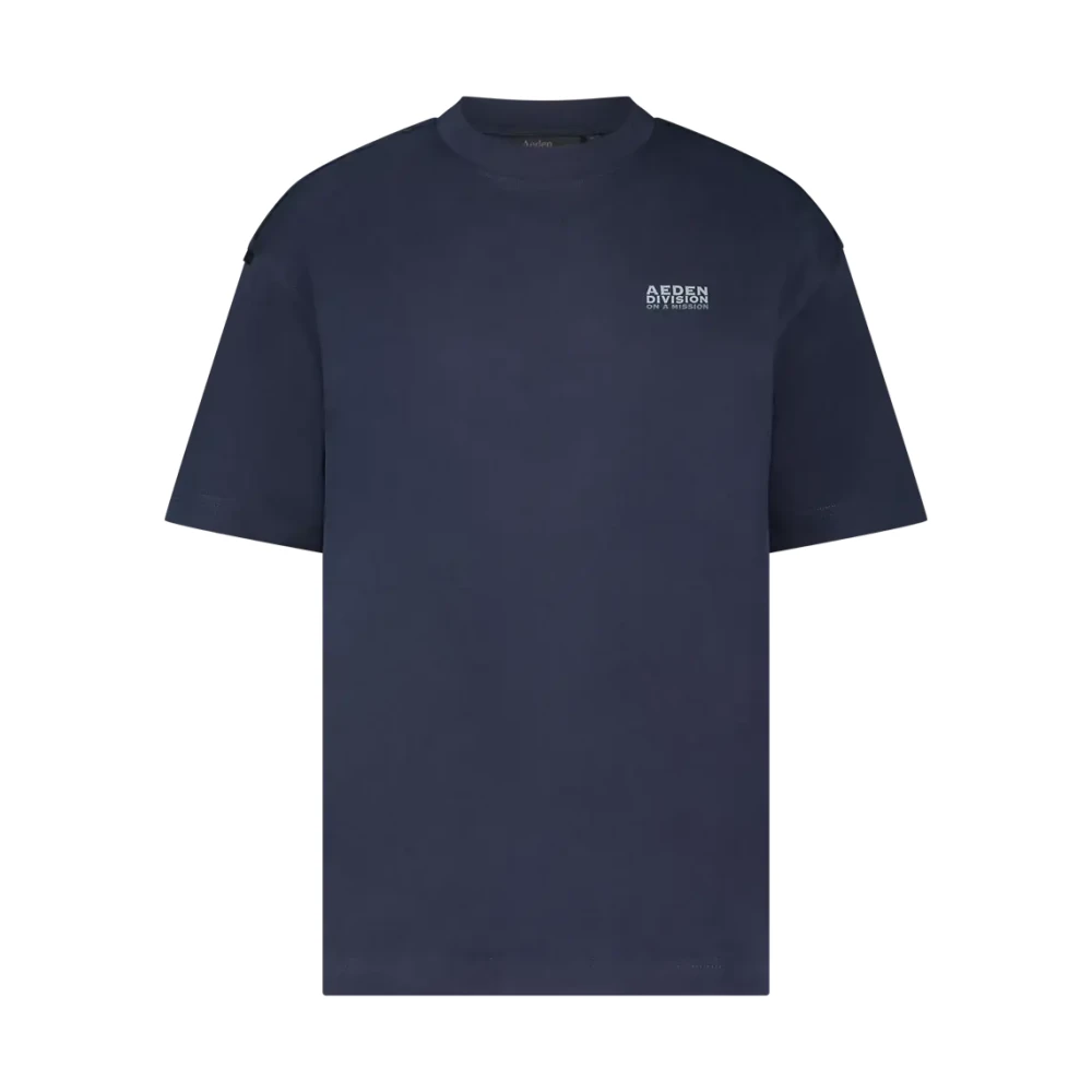 Aeden Nachtelijke Hemel T-shirt voor Mannen Blue Heren