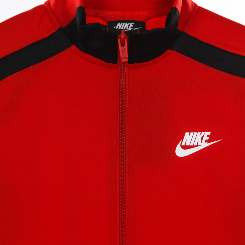 Nike Kinderen Hybrid Poly Trainingspak University Red Black White Red Heren