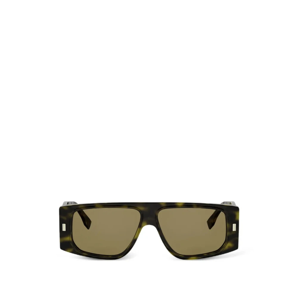 Fendi Brown Sunglasses, Male, 56 Mm, Ff Squared Sunglasses