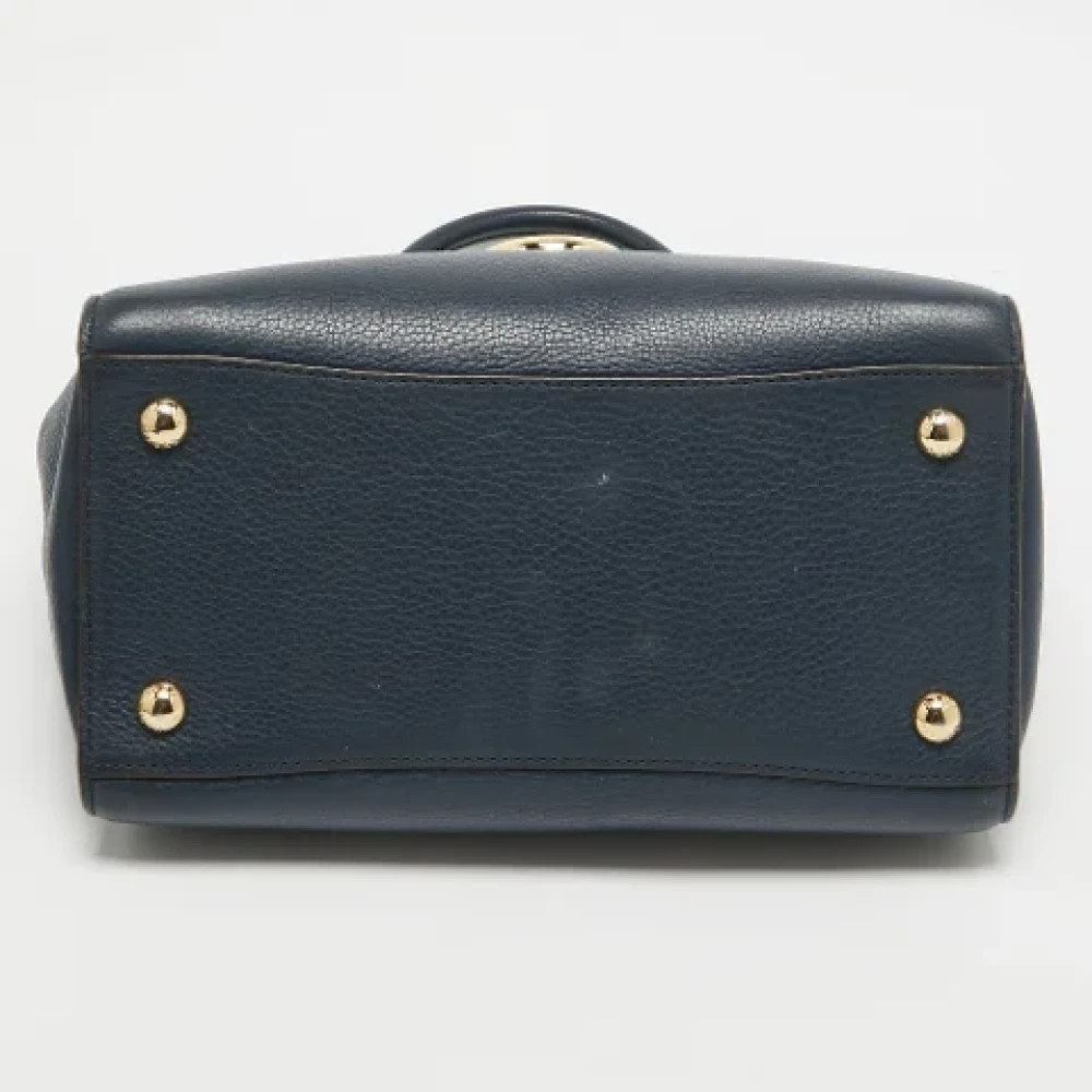 Michael Kors Pre-owned Leather totes Blue Dames