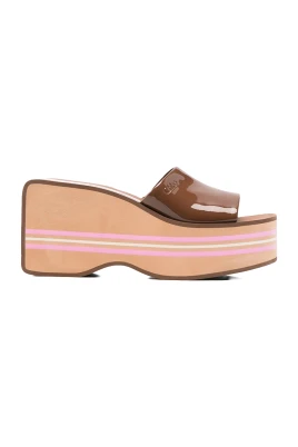 Swimming Cool Wedge Mules