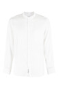 chemise-en-lin-blanc-col-montant