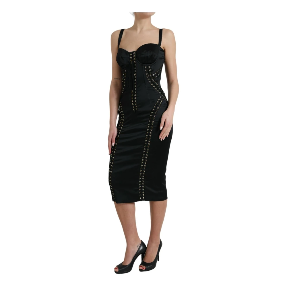 Dolce & Gabbana Midi Dresses Black Dames