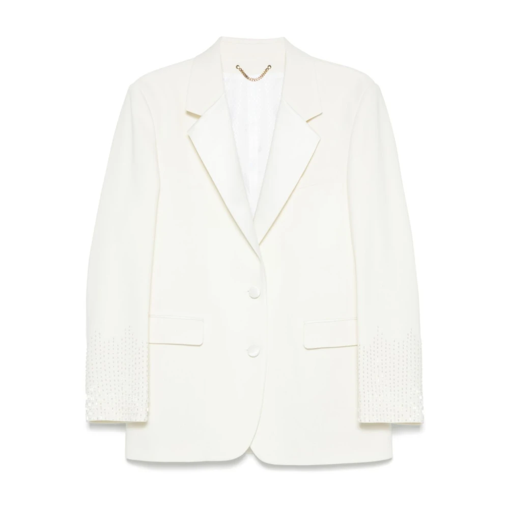 Golden Goose Maia Oversized Blazer White Dames