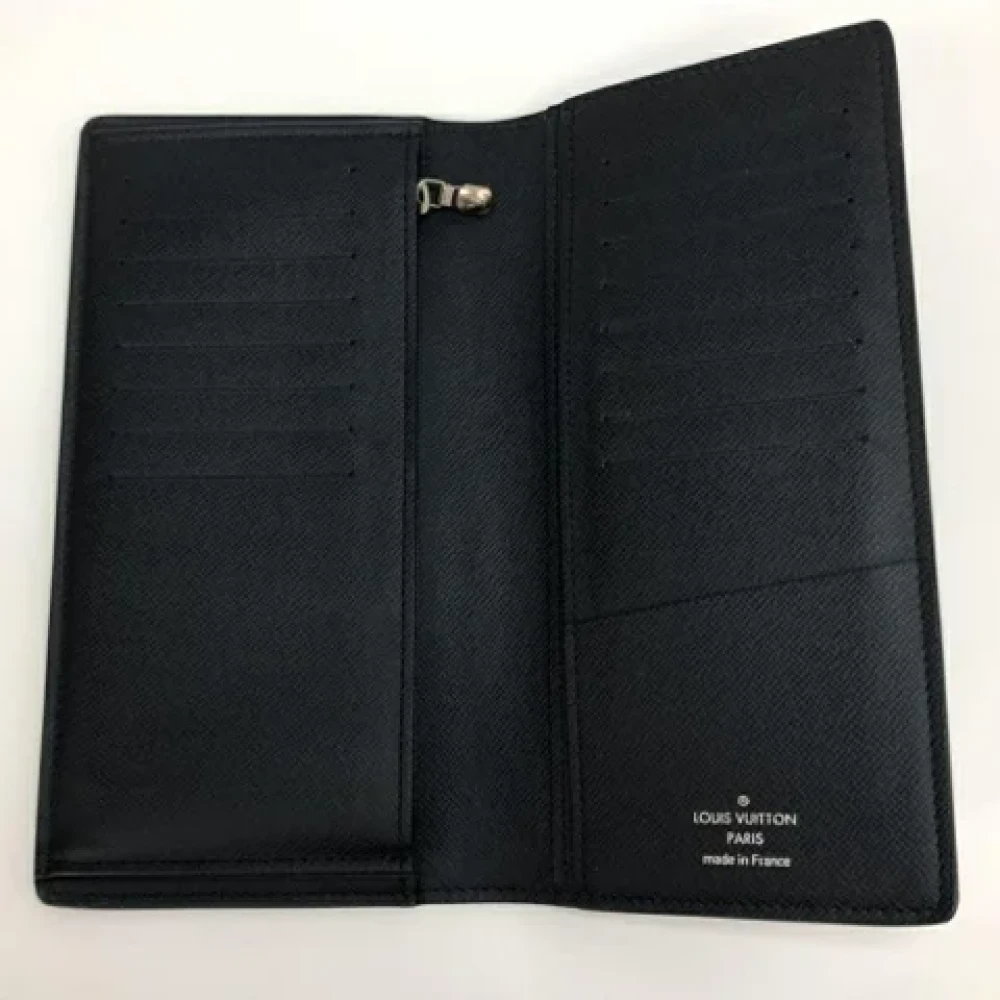 Louis Vuitton Vintage Pre-owned Leather wallets Black Dames