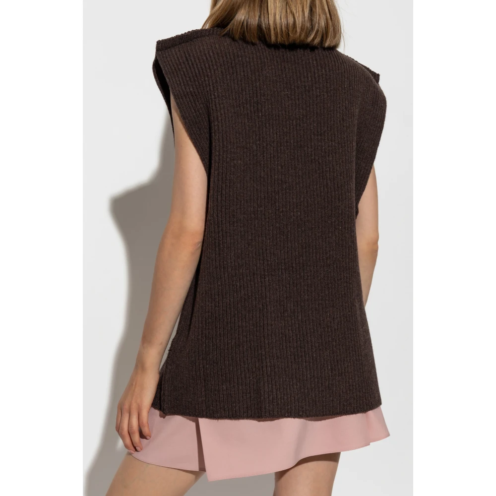 Marni Wollen vest Brown Dames