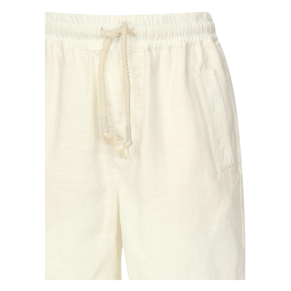 Eleventy Witte Bermuda Shorts voor Mannen White Heren