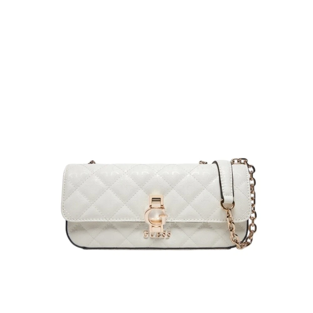 Guess Women's White Cross Body Bags, One Size, Bessey Crossbody Bag