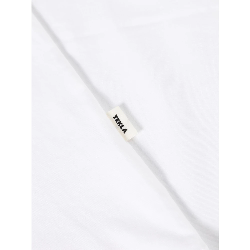 Tekla Witte Slaap T-Shirt White Dames