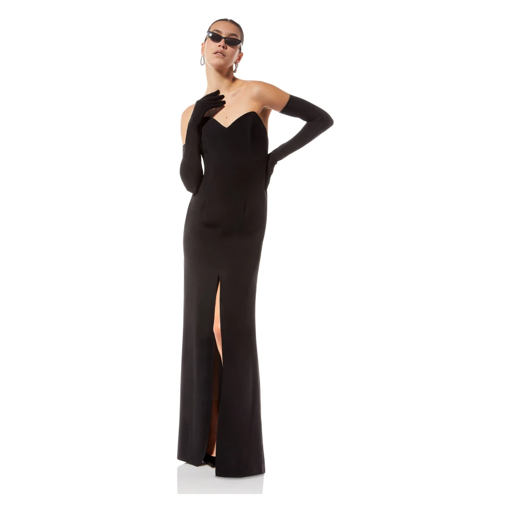 MVP wardrobe Bayard Lang Jurk Black Dames