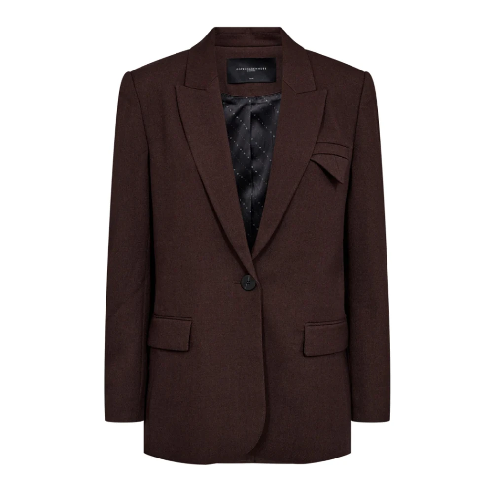 Copenhagen Muse Koffieboon Blazer Cmtailor-Ja Stijl Brown Dames