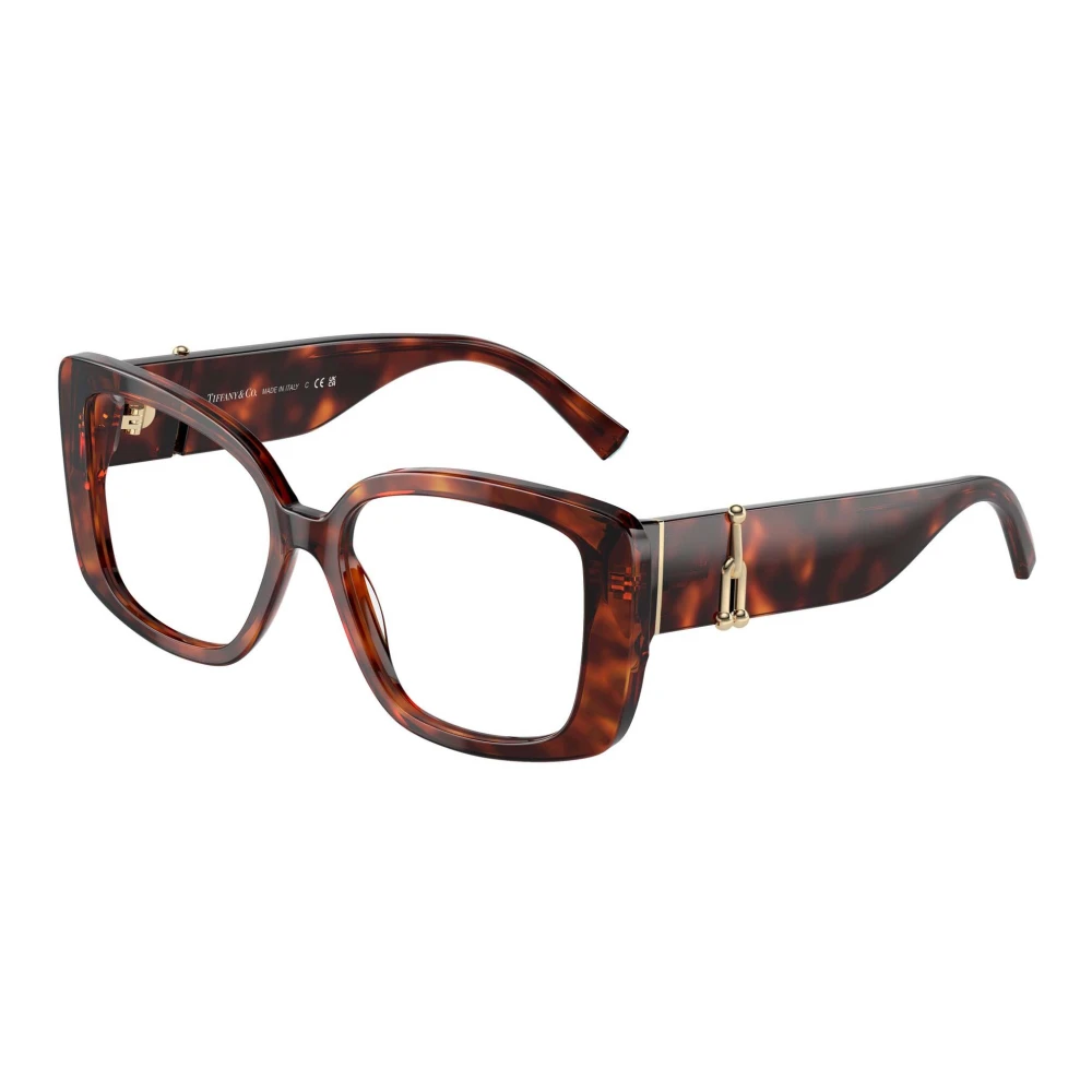 Tiffany Brown Glasses, Female, 53 Mm, Red Havana Eyewear Frames
