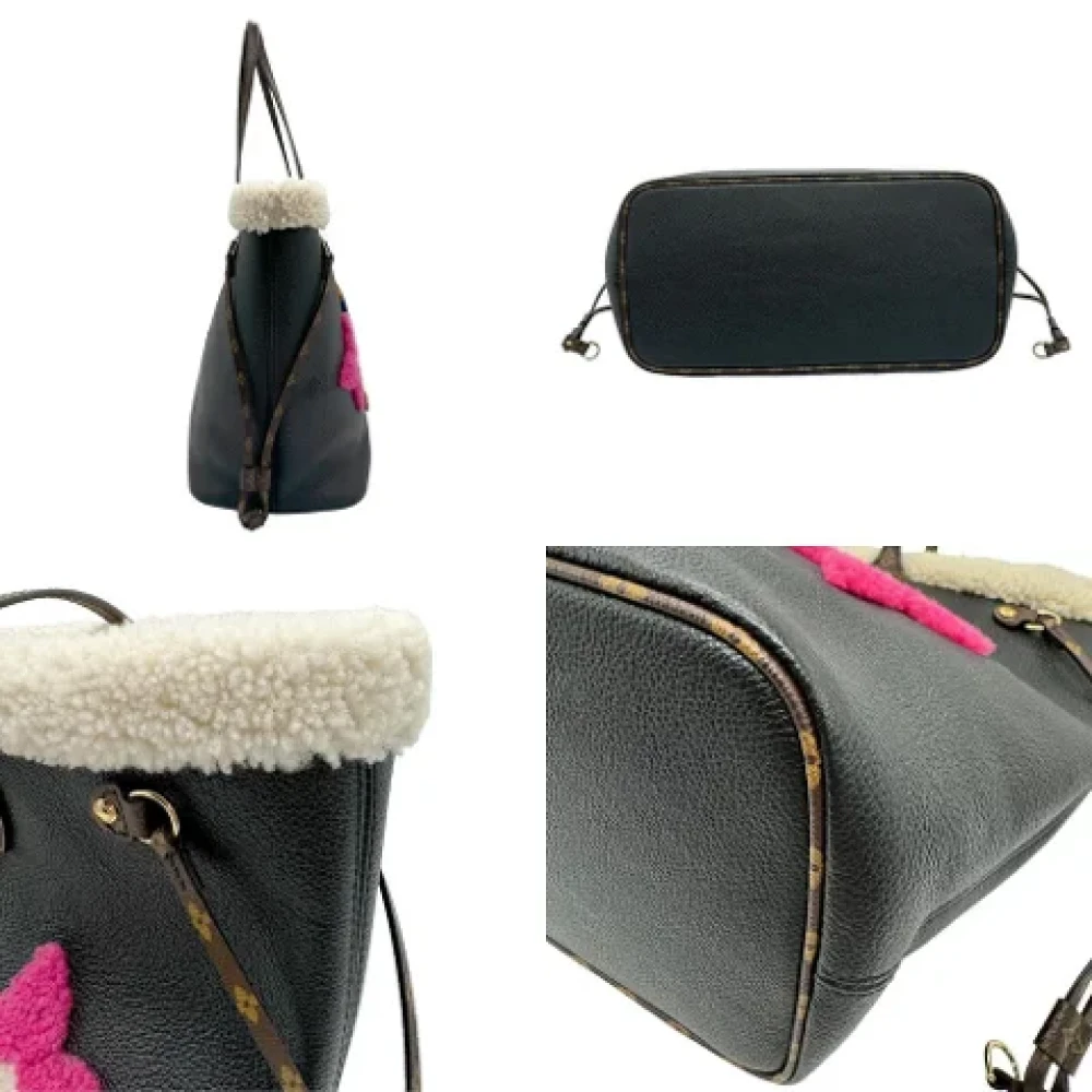 Louis Vuitton Vintage Pre-owned Leather shoulder-bags Black Dames
