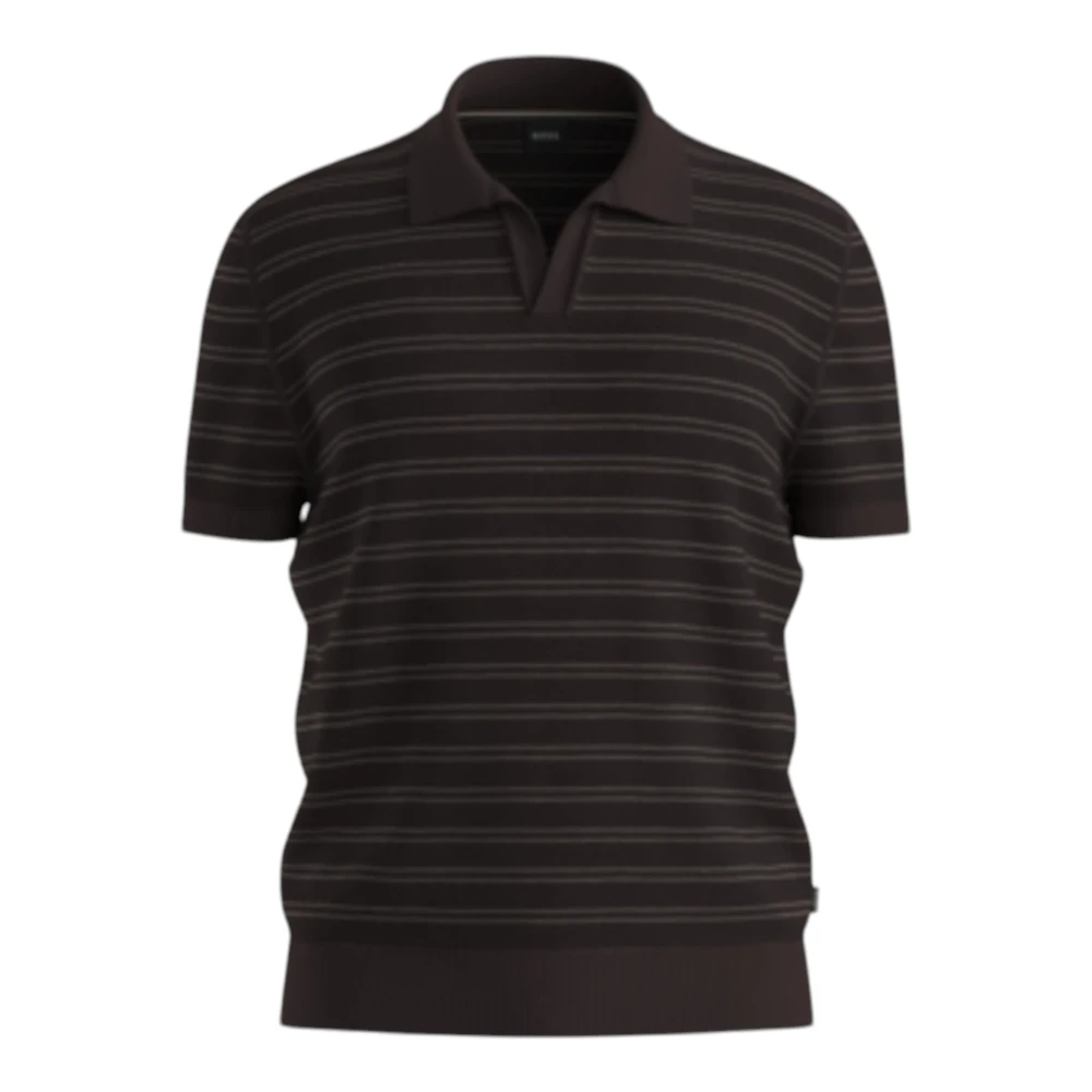 Hugo Men's Brown H-Narciso Polo - Polo Shirts - Xl - Tops