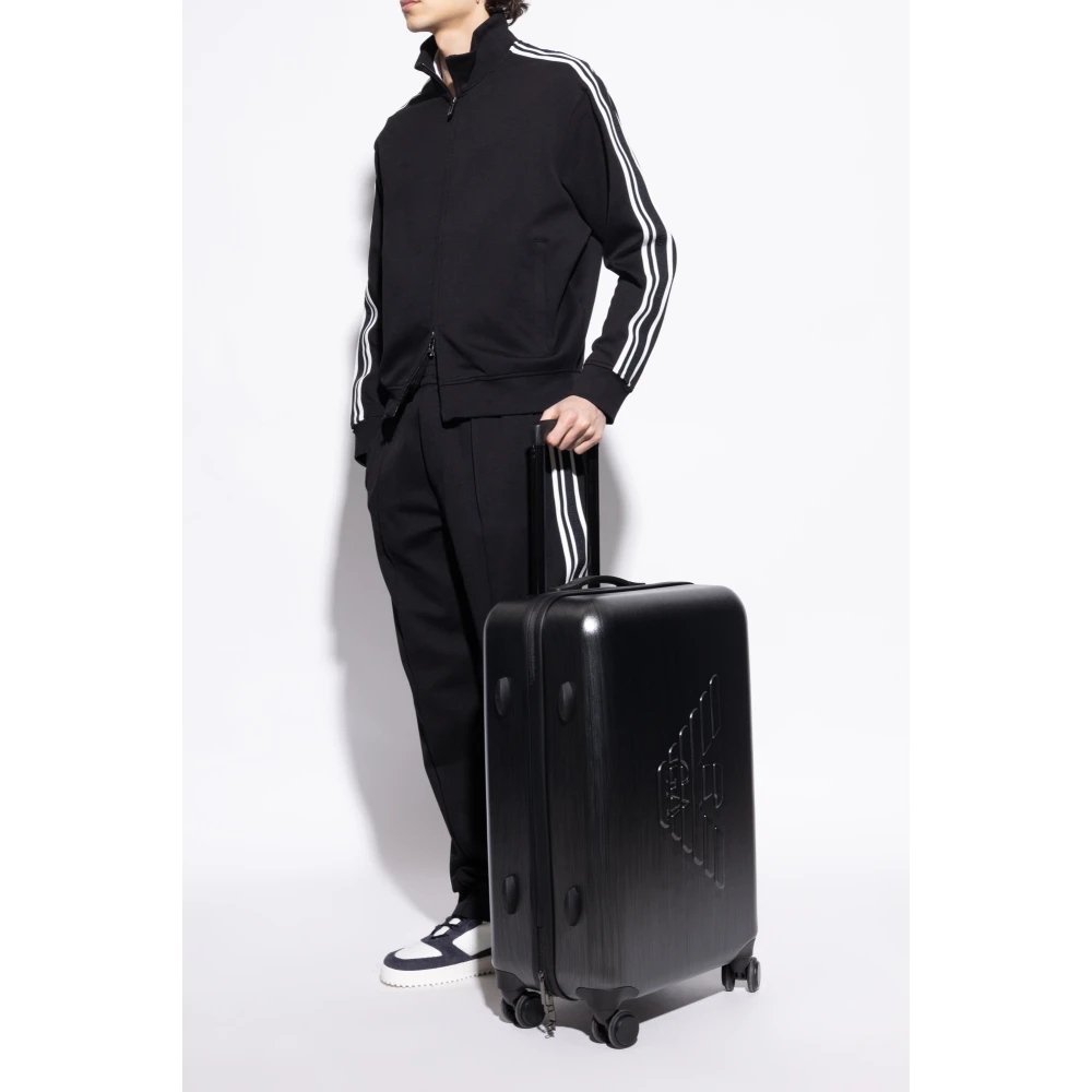 Emporio Armani Koffer met wielen Black Heren