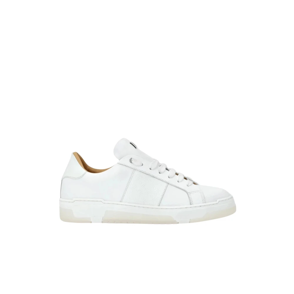 Philipp Plein Women's White Sneakers, 5 Uk, Lo-Top Monogram Trainers