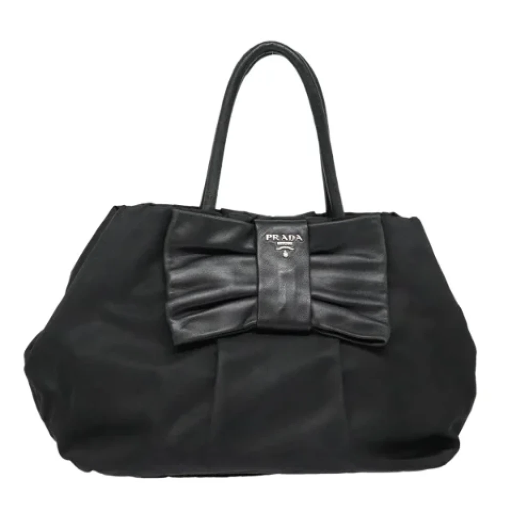 Prada Vintage Pre-owned Fabric prada-bags Black Dames