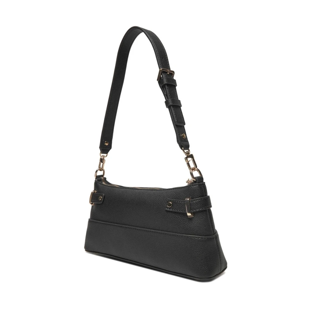 Guess Zilveren Schoudertas Stijlvol Model Black Dames