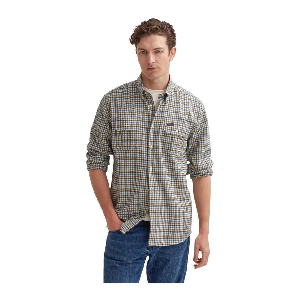 Barbour Casual Groene Overhemd Multicolor Heren